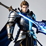 **Prompt:** "A hero character from Seven Knights, fully armored with a glowing legendary weapon, dramatic lighting, safe for work, professional, appropriate content, fully clothed, perfect anatomy, dynamic pose, high quality"