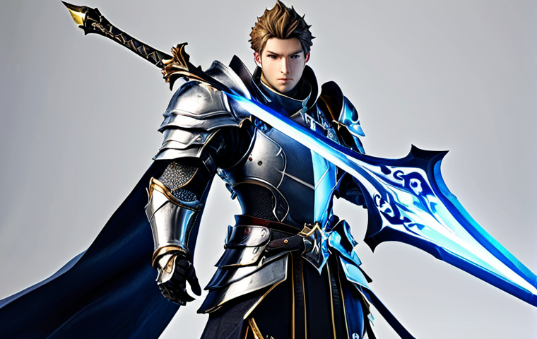 **Prompt:** "A hero character from Seven Knights, fully armored with a glowing legendary weapon, dramatic lighting, safe for work, professional, appropriate content, fully clothed, perfect anatomy, dynamic pose, high quality"